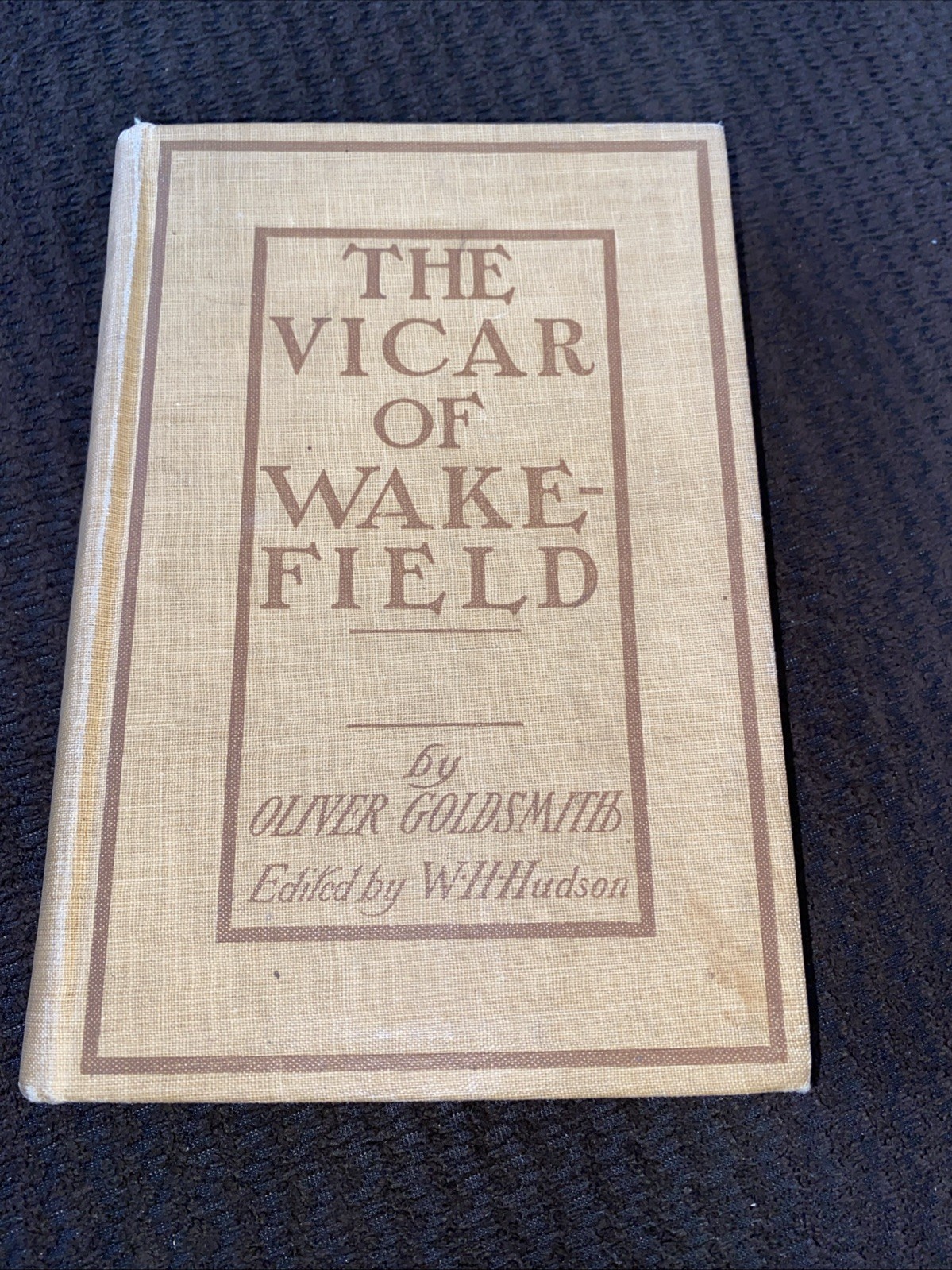 The Vicar Of Wakefield Goldsmith Vintage HC 1905 D. C. Heath & Co Mini