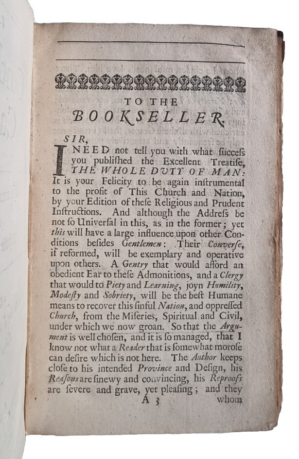 The GENTLEMAN’s CALLING / Richard Allestree / 1682 / Bible Theology Christianity
