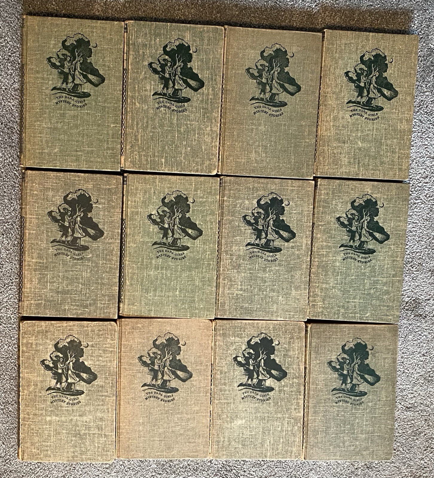 Vintage Lot of 12 NANCY DREW MYSTERY HC, Carolyn Keene