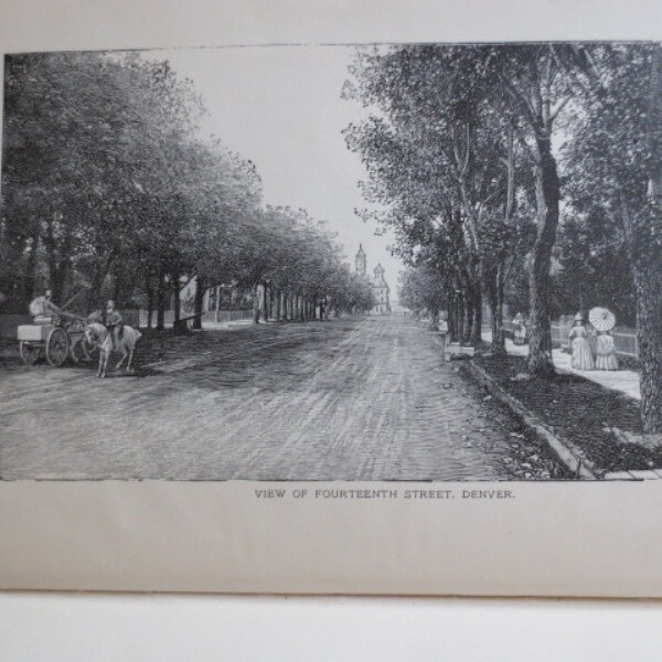 1905 OVER RANGE GOLDEN GATE Travel Guide Colorado Utah Nevada California Oregon