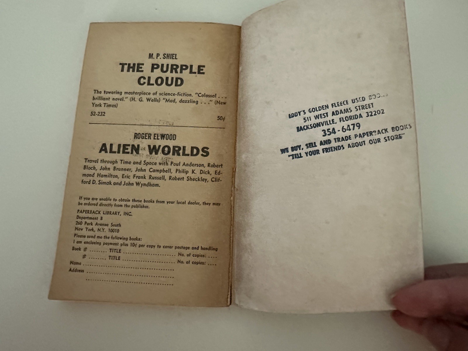 A.E. Van Vogt Monsters, Paperback Library 1st Ed 1965, Ackerman Introduction VTG