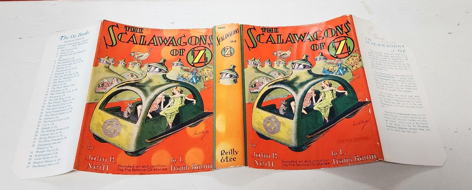The Scalawagons of Oz John R Neill with DJ Dustjacket L Frank Baum Legacy