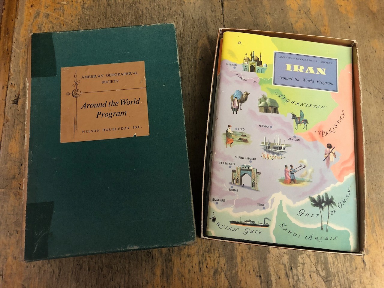 Around The World Program Nelson Doubleday Inc American Geographical Society