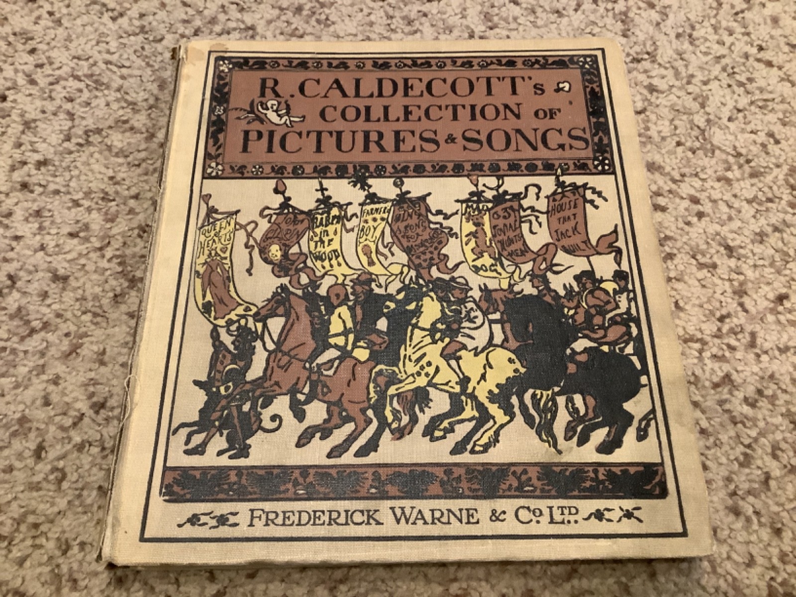 Picture Books by R Caldecott c1878-1885 FINE BINDING Children’s Stories STUNNING