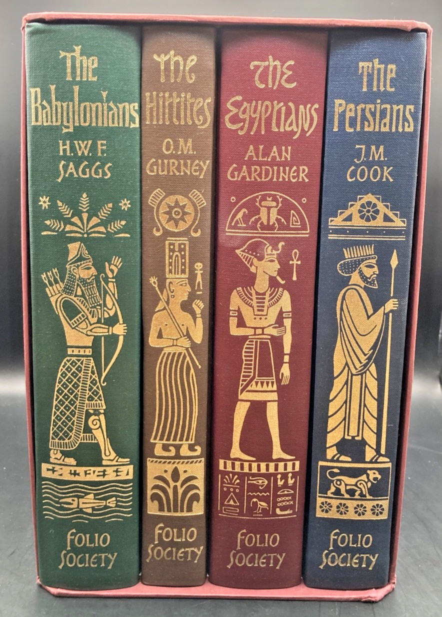 4 Volume Set: Empires of The Ancient Near East, Folio Society 1999, Slipcase