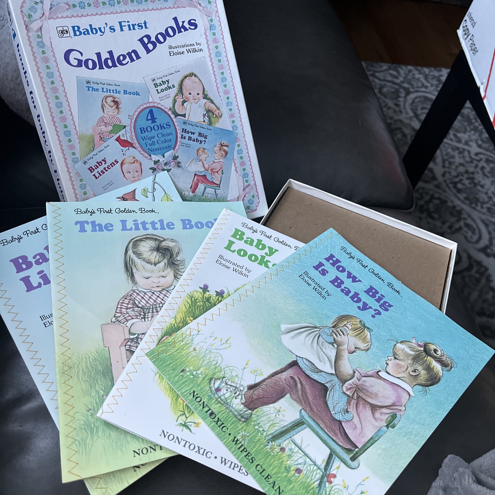 4+Vintage Eloise Wilkin my Set of Baby’s Golden Books Little Rare By Lot Brother