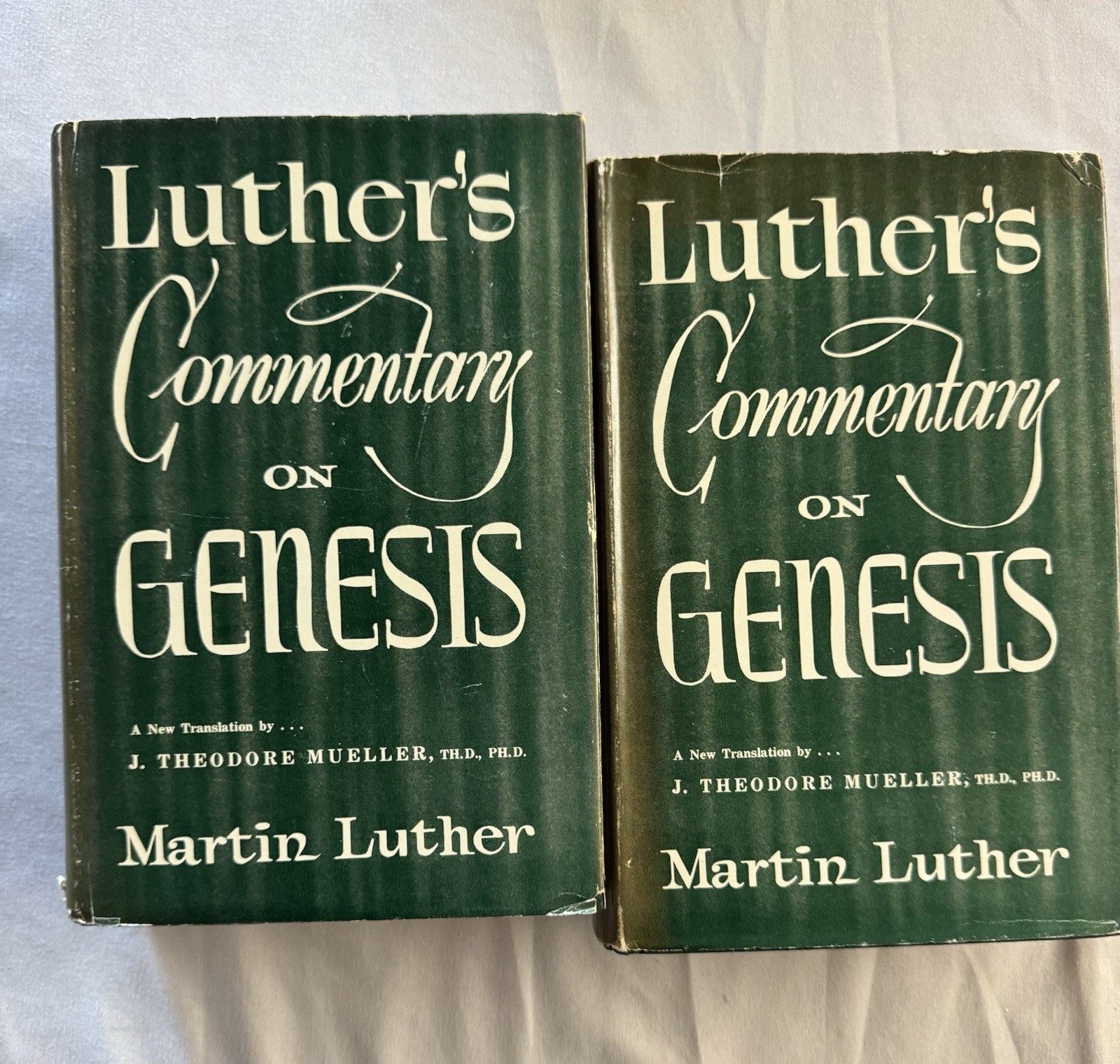 Luther’s Commentary on Genesis Vol. 1 & 2 by Martin Luther Translated By Mueller