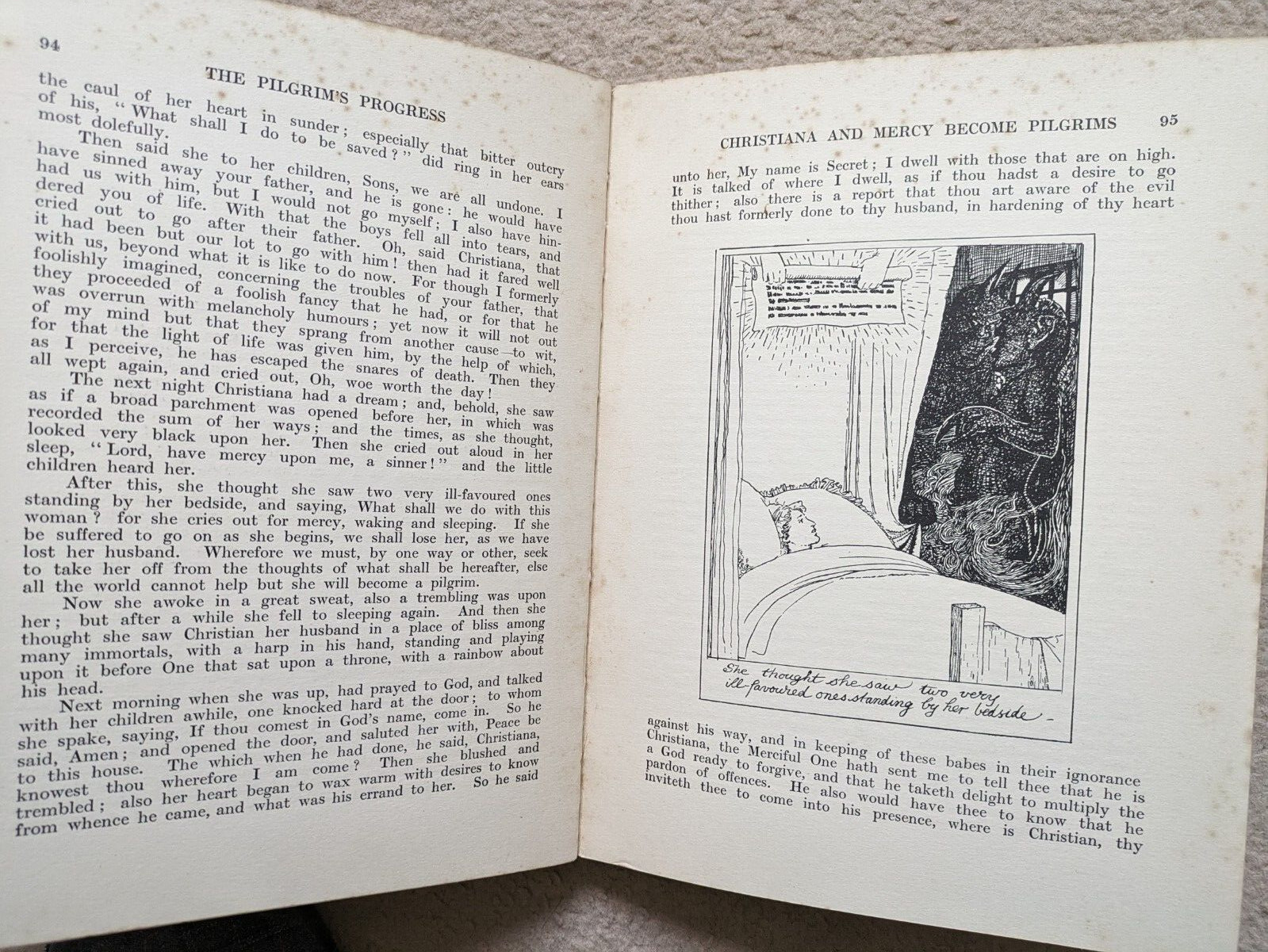 THE PILGRIM’S PROGRESS – JOHN BUNYAN – H.J. FORD ILLUSTRATIONS – S.P.C.K