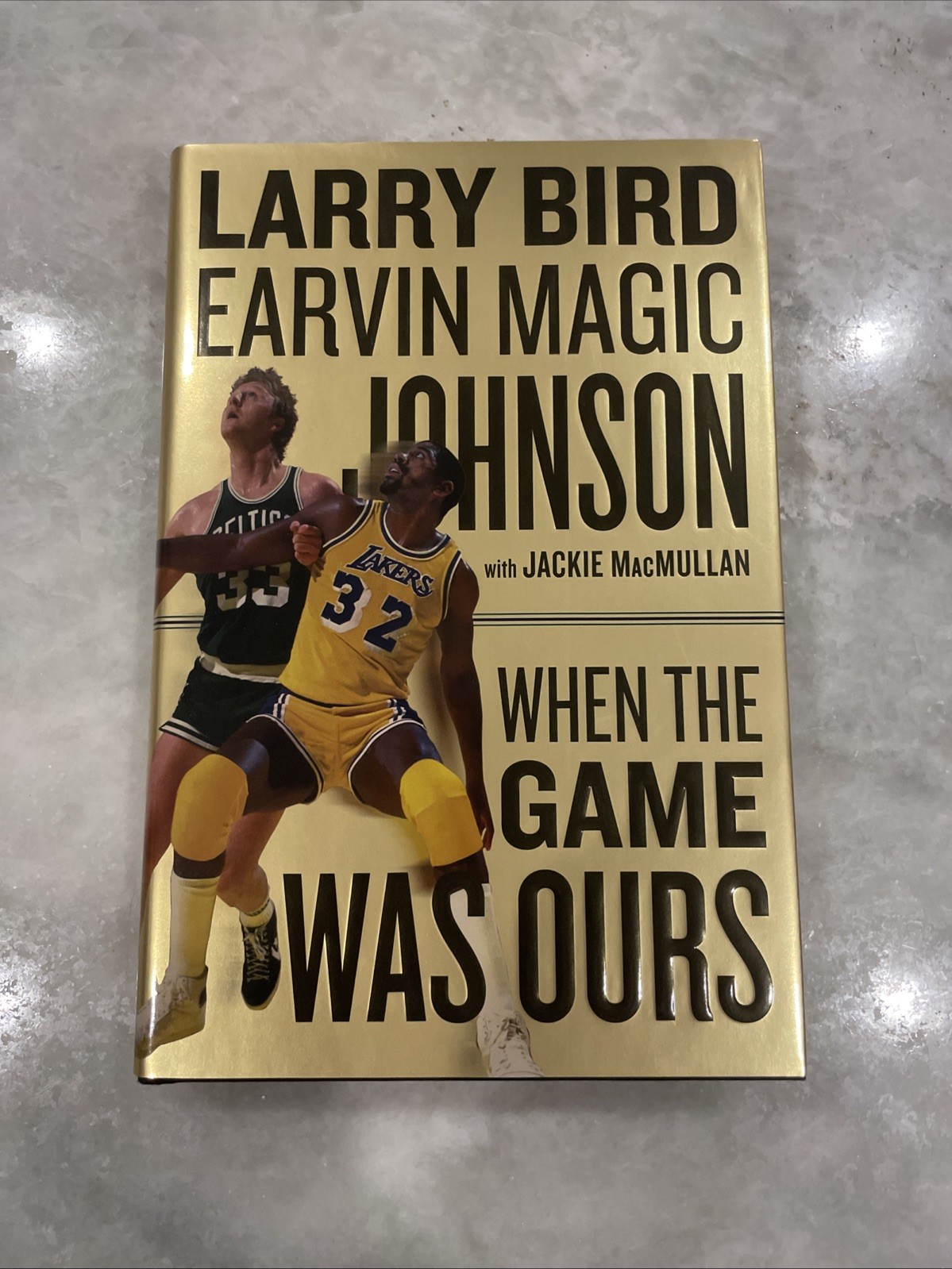 When The Game Was Ours. Signed by BOTH Bird And Magic. 1st Ed.