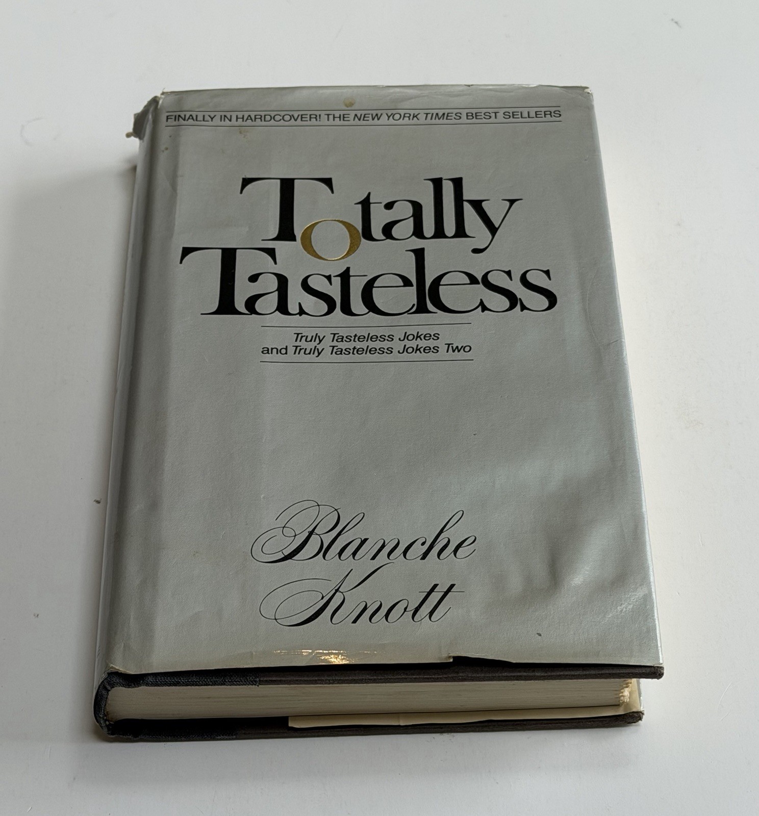 Totally Tasteless Truly Jokes 1ST EDITION VTG HARDCOVER joke book race sex dirty