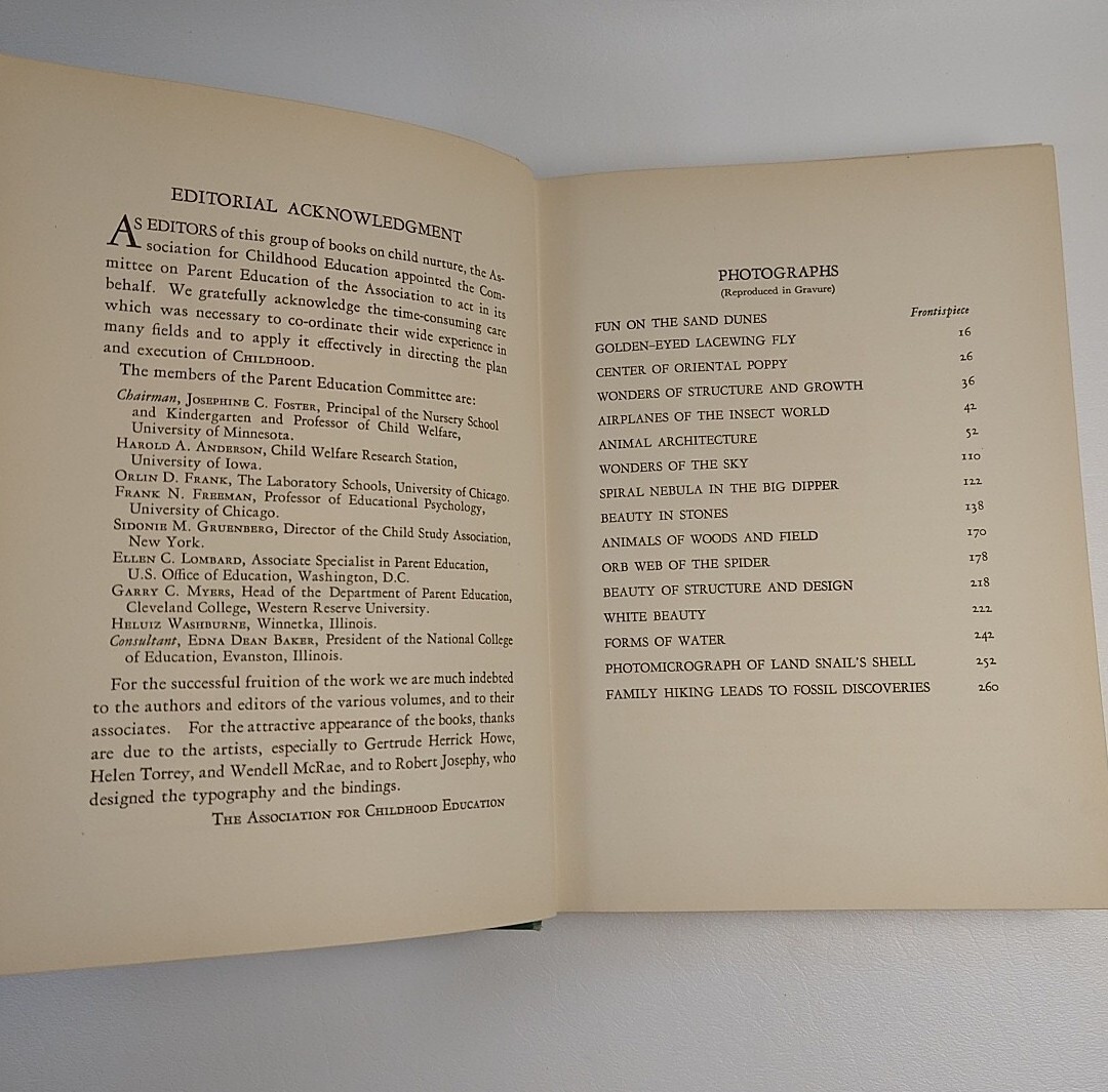 Nature The Child Goes Forth – Bertha Stevens 1936 – Childhood / Parenting Advice