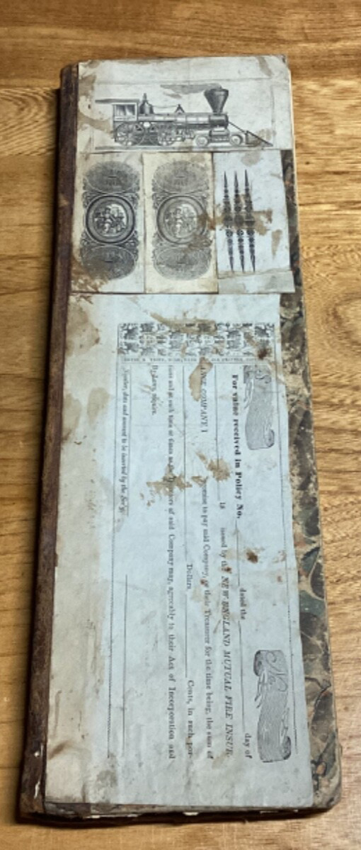 1871 1872 Handwritten Ledger Book For Glove Salesman – See Below