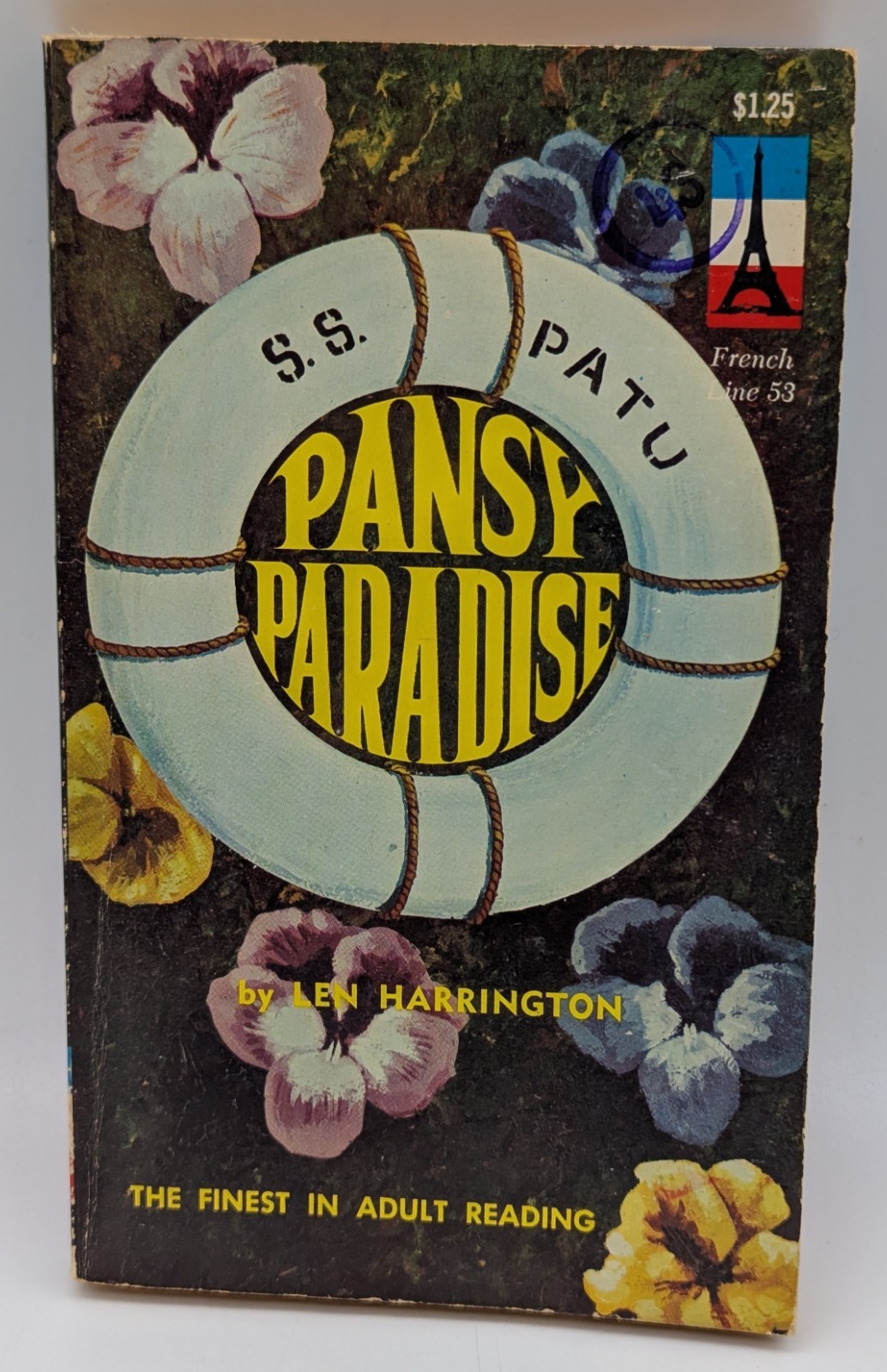 1968 Pansy Paradise Len Harrington PEC French Line 53 Gay Pulp Paperback