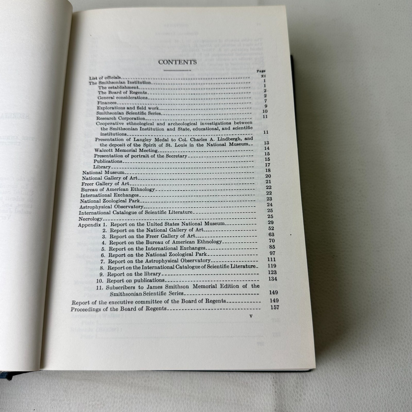 The Smithsonian Institution X Library Reprint Edition 1929 Hardcover Book VTG