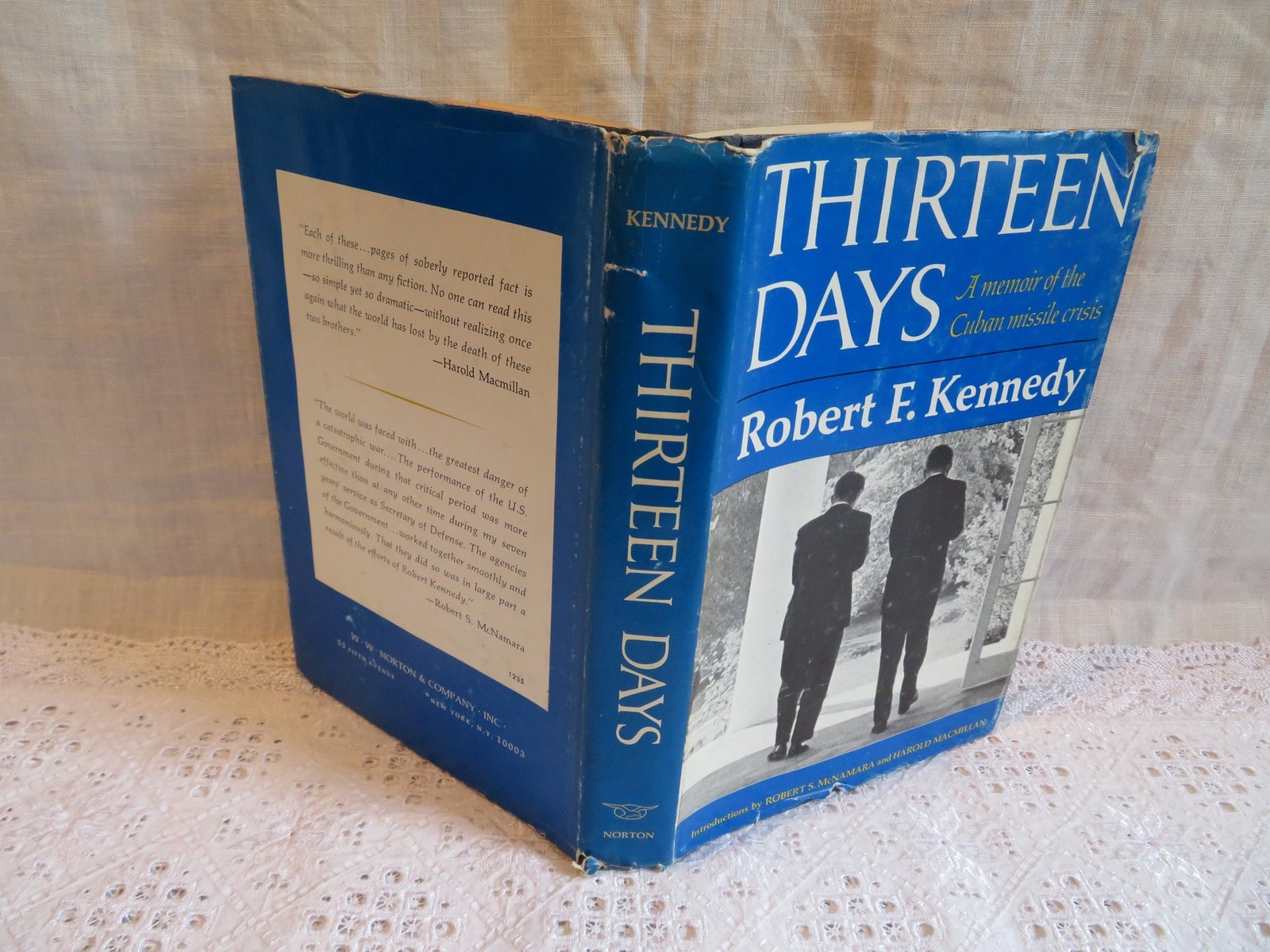Thirteen Days Robert F Kennedy Memoir of Cuban Missile Crisis HB 1st DJ 1969
