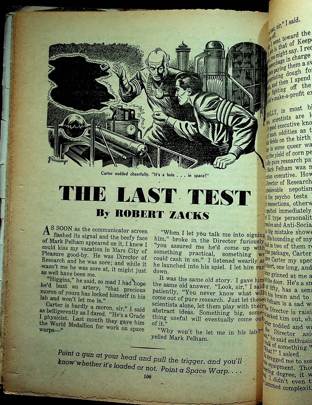 Space Stories Pulp December 1952 Planet Of The Damned Jack Vance