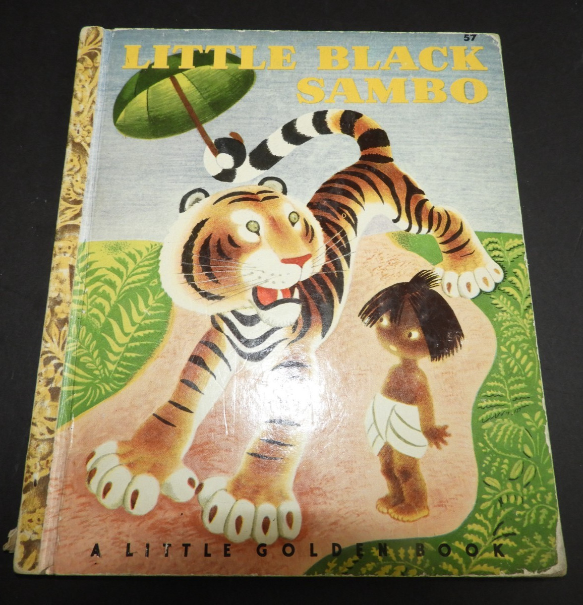 Little Black Sambo Vintage Little Golden Book 57 B Printing 1948