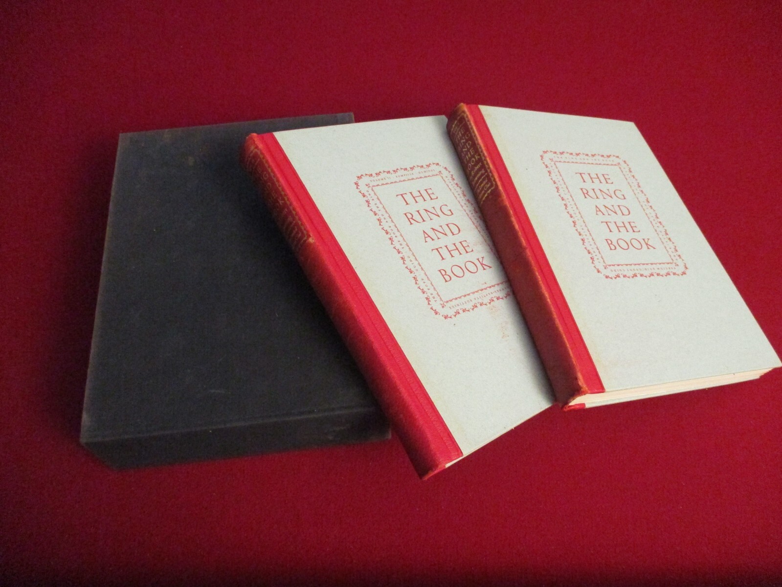 The Ring and the Book by Robert Browning ~ 2 Volume The Limited Editions Club