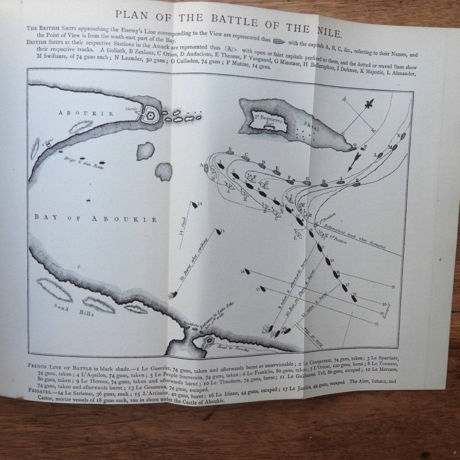THE LIFE OF ADMIRAL NELSON. 1877 ILLUSTRATED, BATTLE PLAN FULL LEATHER SOUTHEY