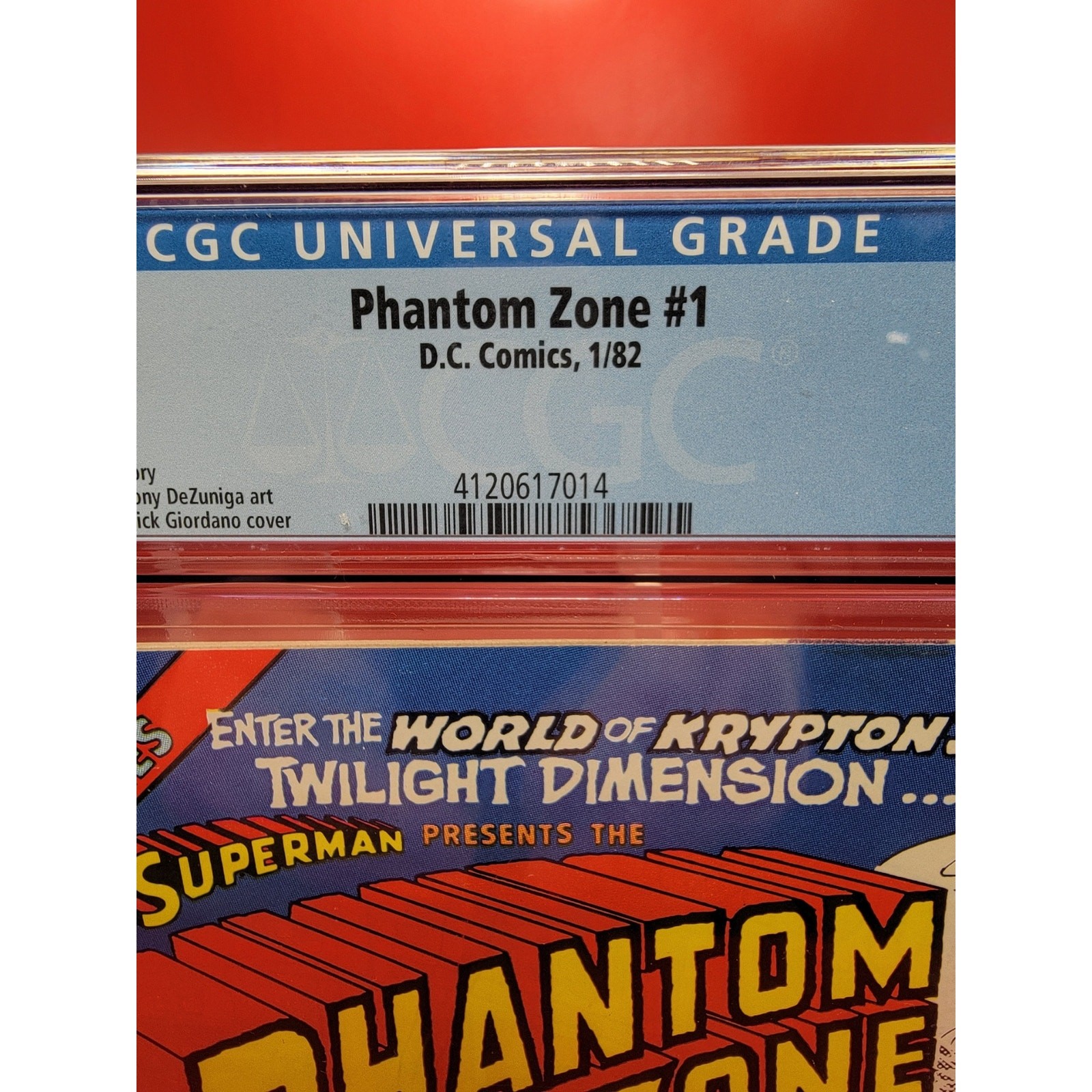 Superman Presents the Phantom Zone 1 DC Comics 1982 CGC 9.6