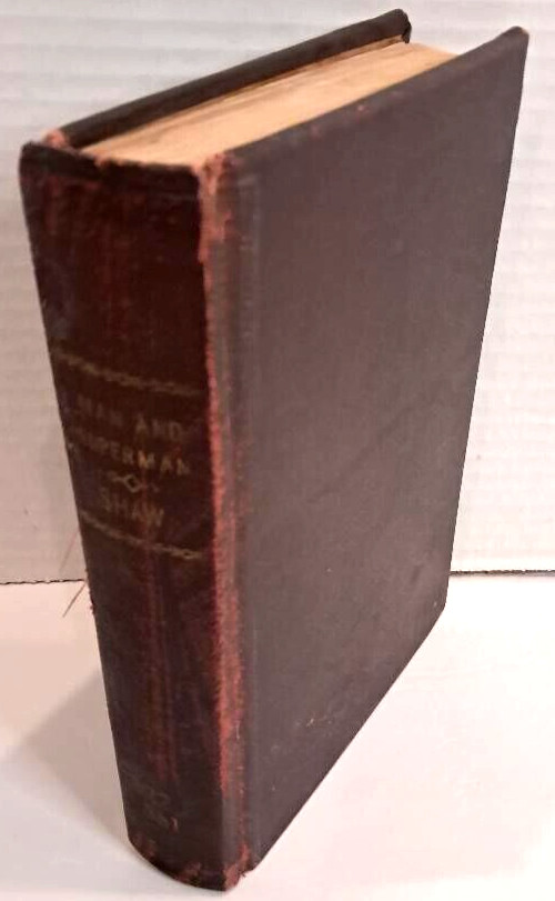 Man & Superman By Bernard Shaw (1914) Brentano’s Publishering S1