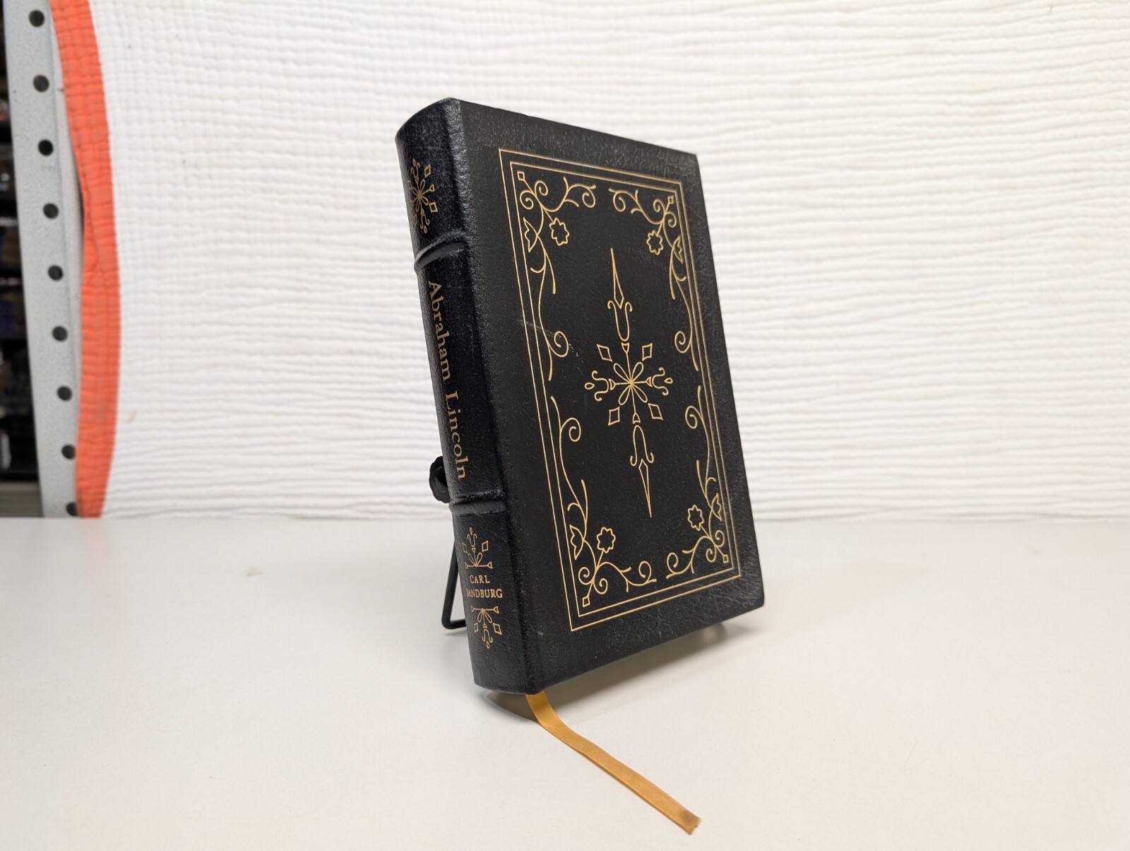 Abraham Lincoln: The Prairie & War Years By Carl Sandburg Easton Press Leather