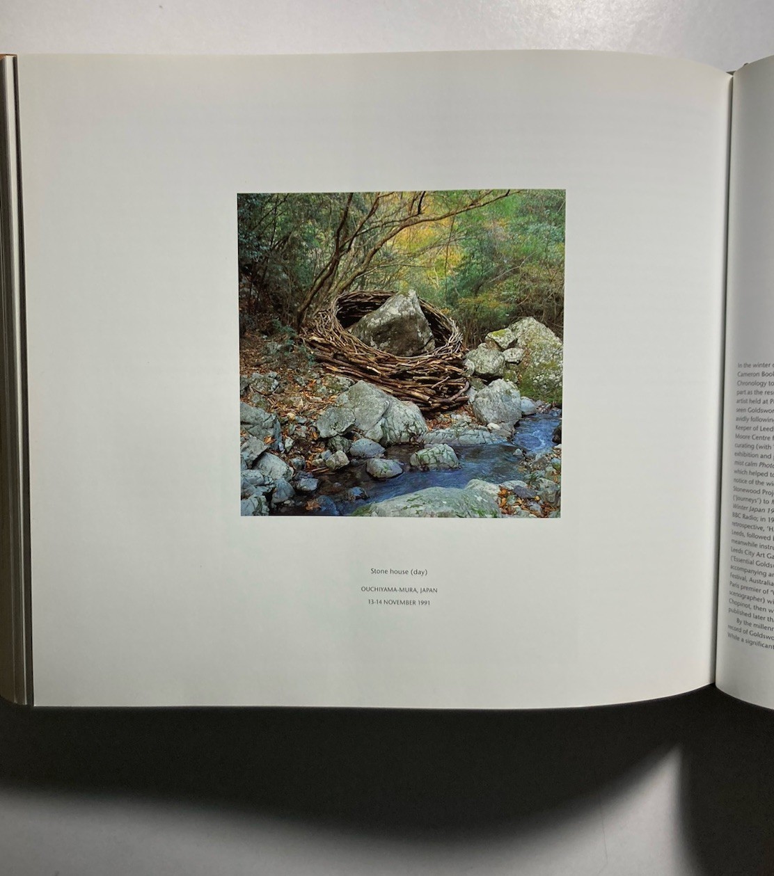 ANDY GOLDSWORTHY “Time” 2000 First Edition 7th Print HARDCOVER Harry N. Abrams
