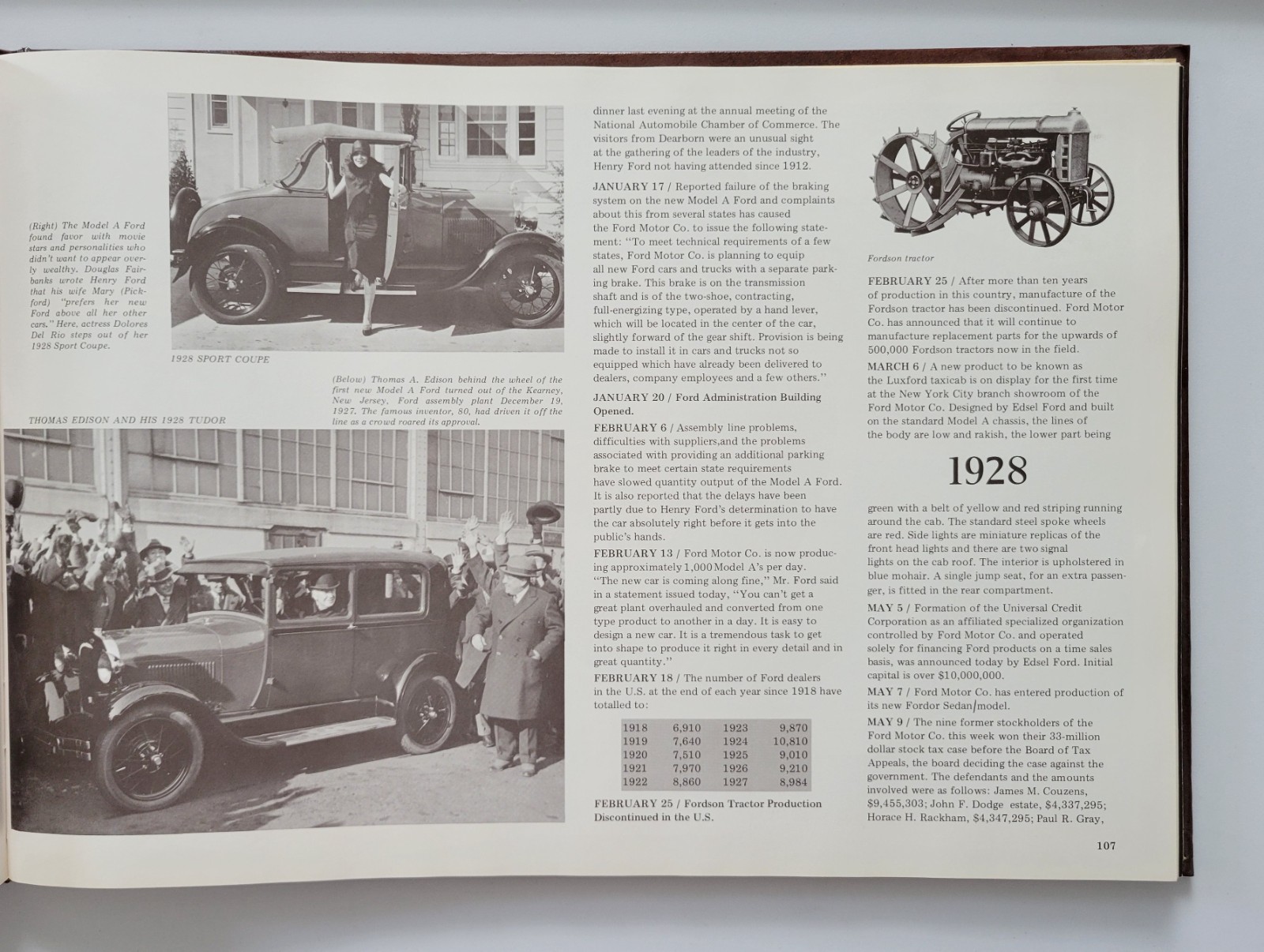 The American Ford, Numbered & Signed 1st Ed 1975 HC, Leatherette