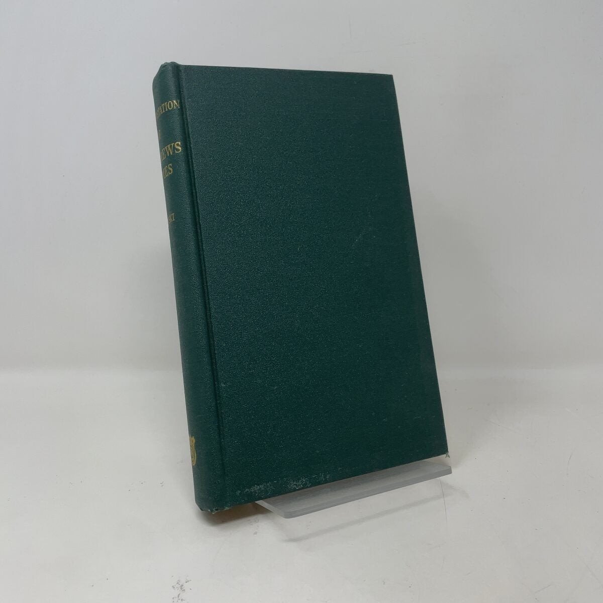 The Interpretation of the Epistle to the Hebrews and the Epistle of James by R.