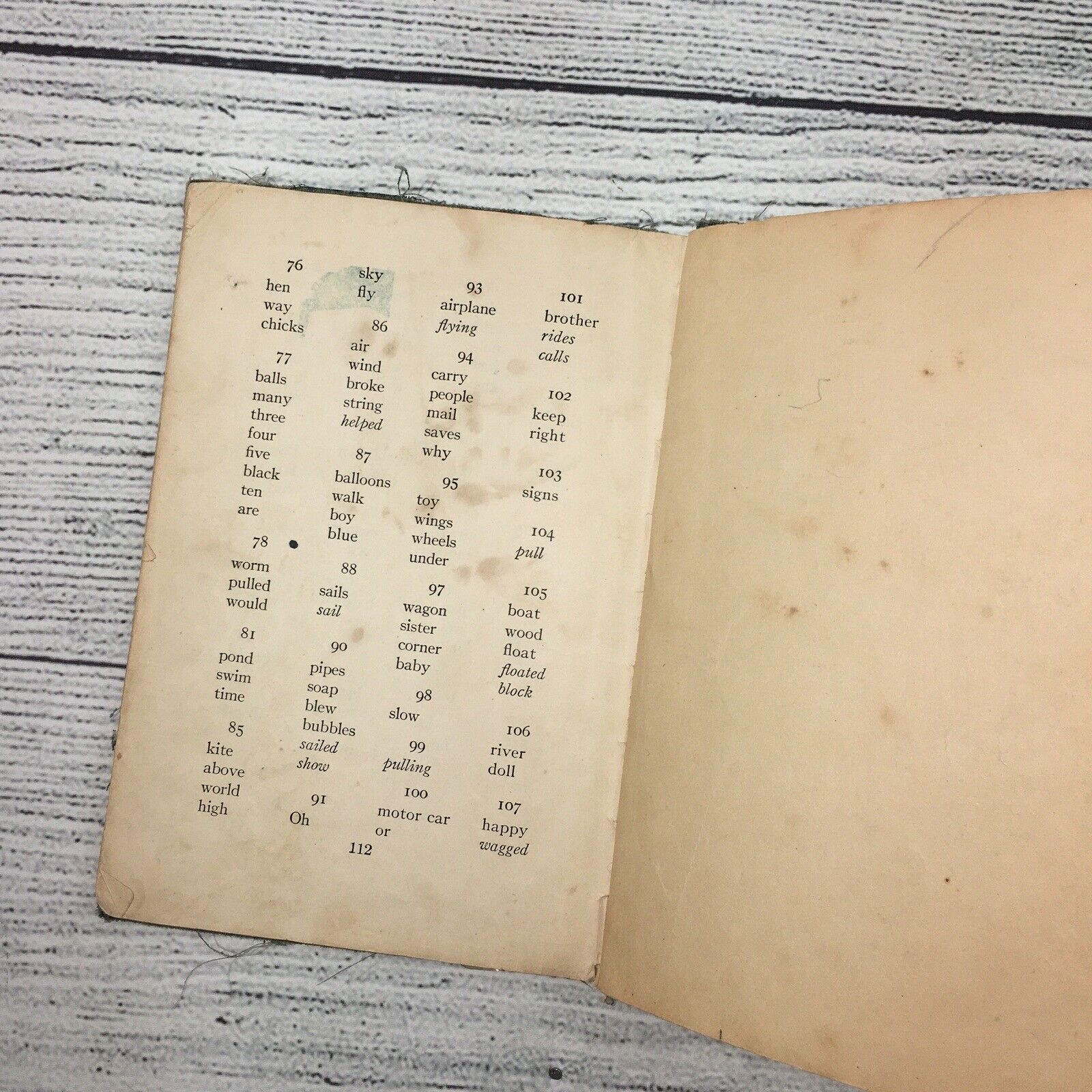 1928 School Book Story and Study Reader a Primer by Mathilde C Gecks