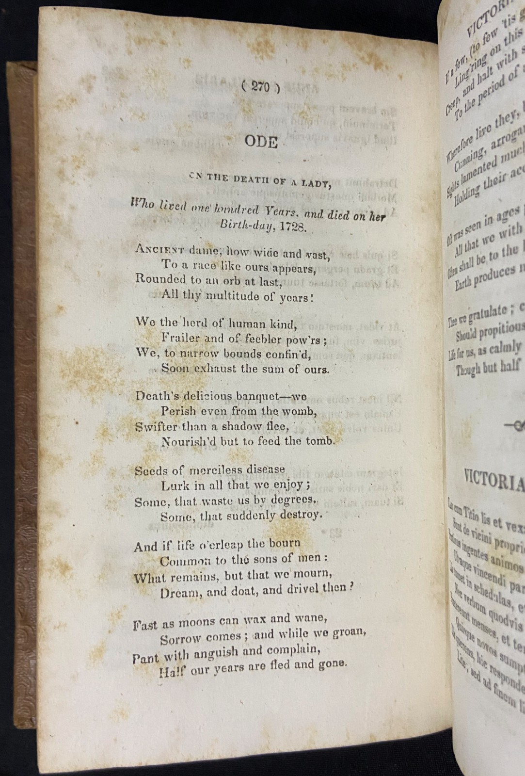 1839 POEMS BY WILLIAM COWPER Antique Poetry Books 3 VOLUME SET Textured Cloth