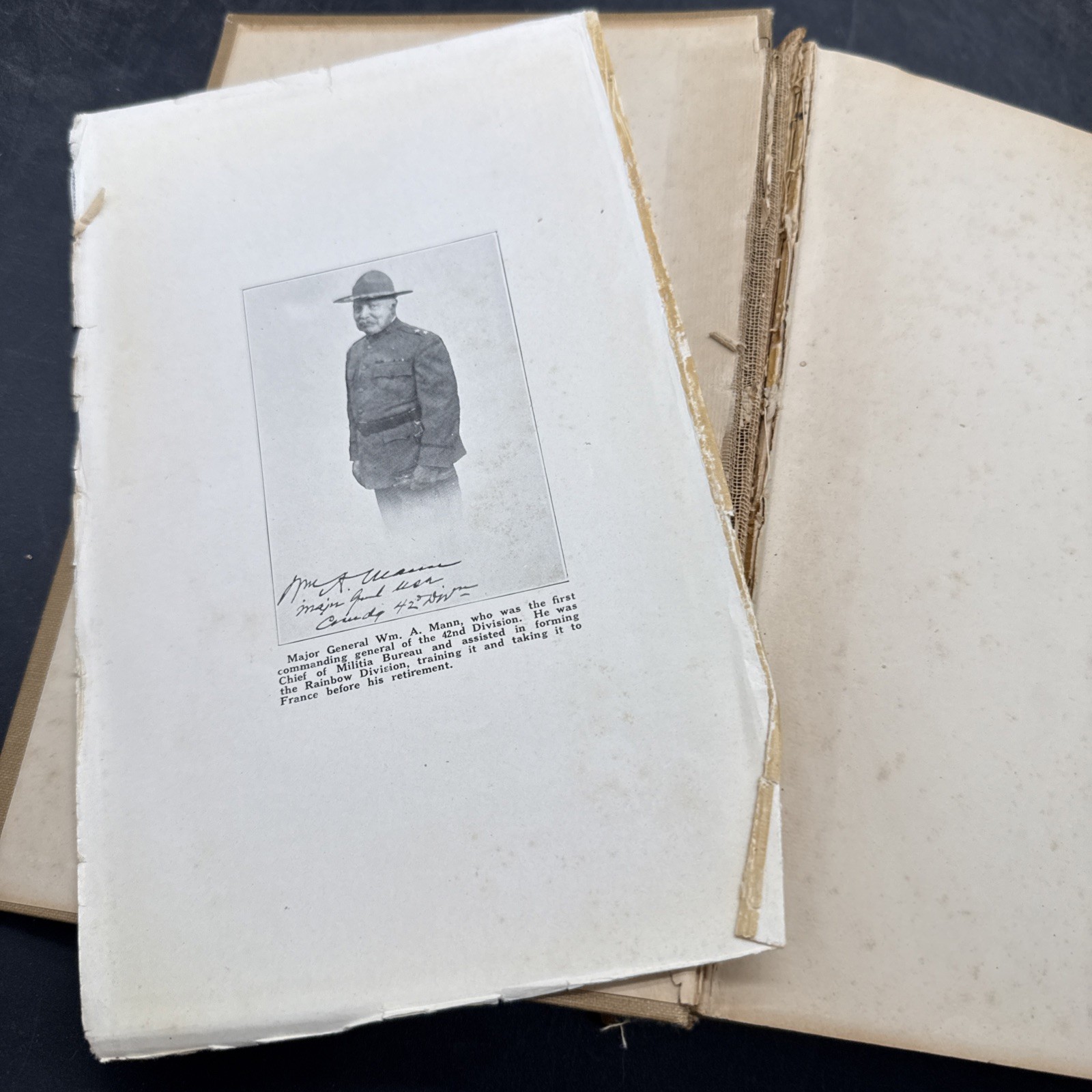 WWI Ohio in the Rainbow 166th Infantry 42nd Division HC 1924 WWI history