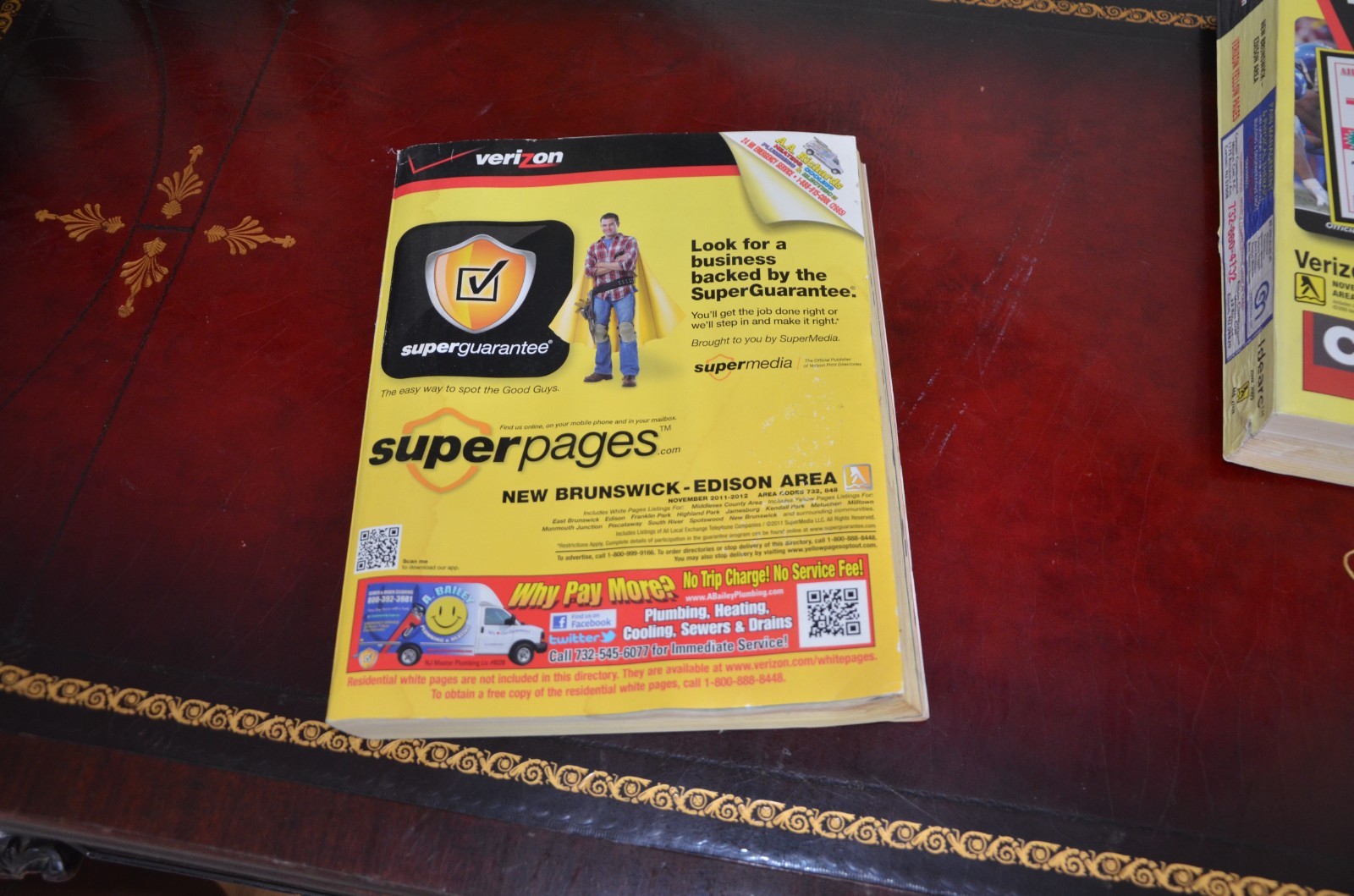 Verizon Superpages New Brunswick-Edison Area 2011-2012