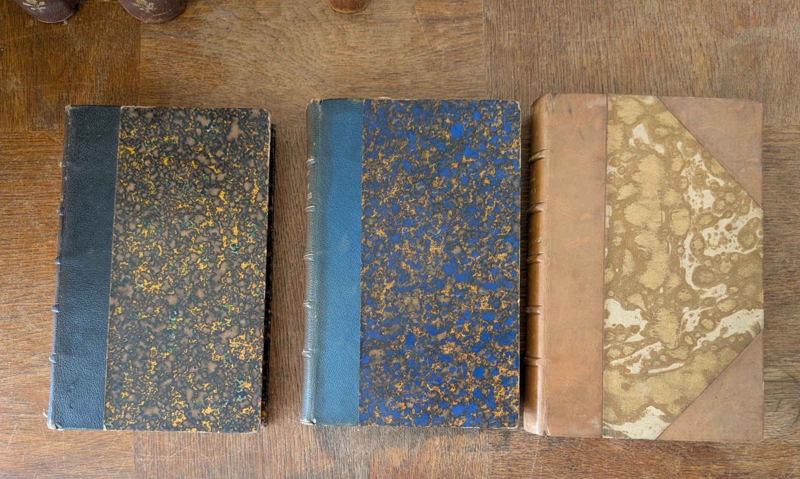 A lot of 17 antique French books from the 19/20th century