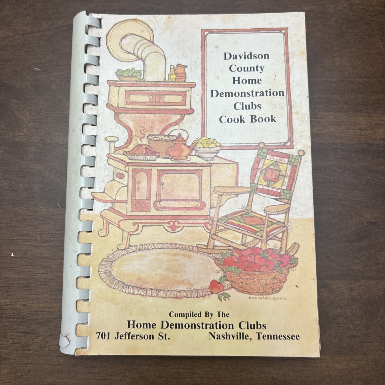 Cookbook Davidson County Nashville TN Home Demonstration Clubs Recipes Book 1983