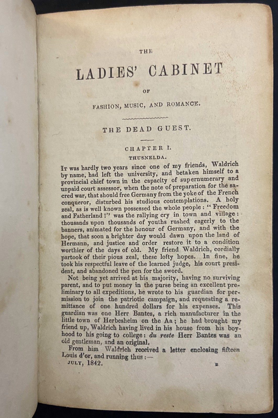 1843 THE LADIES CABINET OF FASHION Antique Victorian Book HAND COLORED PLATES