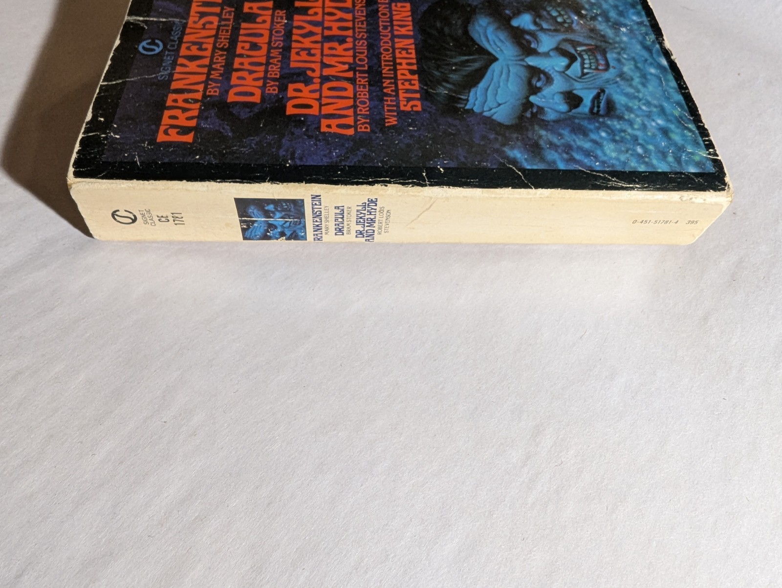 Frankenstein, Dracula, & Dr Jekyll Mr Hyde Signet Classic 1978 Intro by S. King