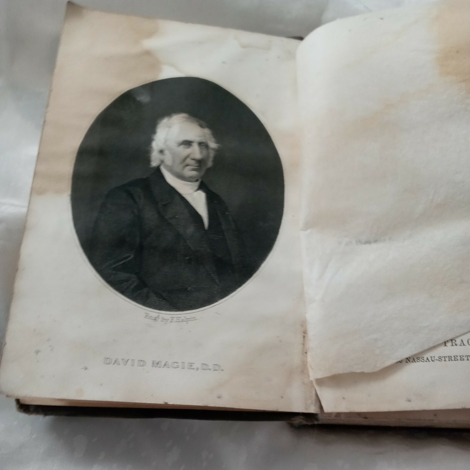 Rare Book By Rev. David Maggie 1855 American Tract Society Antique Mini book