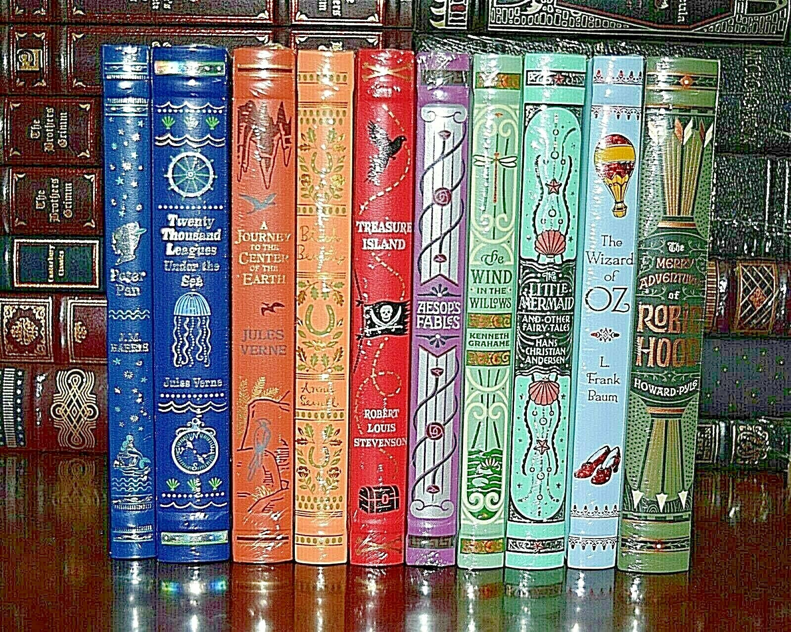 10 Volume Leather Bound Collectible Illustrated New Sealed Classics Gift Set