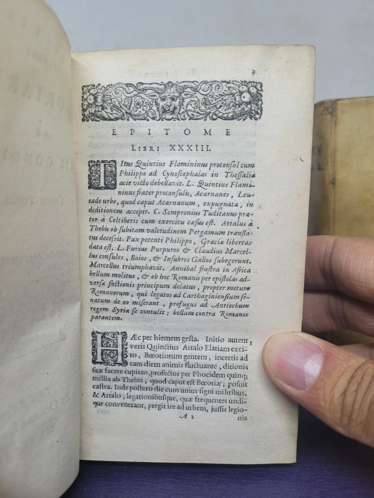 Titi Livii Historiarum Libri 1645/1644 ~ Titus‘ History of Rome ~ Four Volumes
