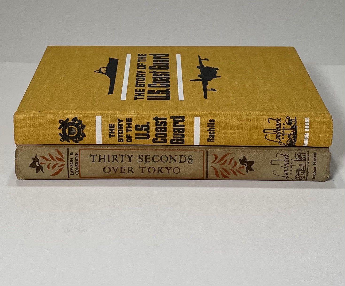 Landmark Book Lot – Story Of The U. S. Coast Guard & Thirty Seconds Over Tokyo