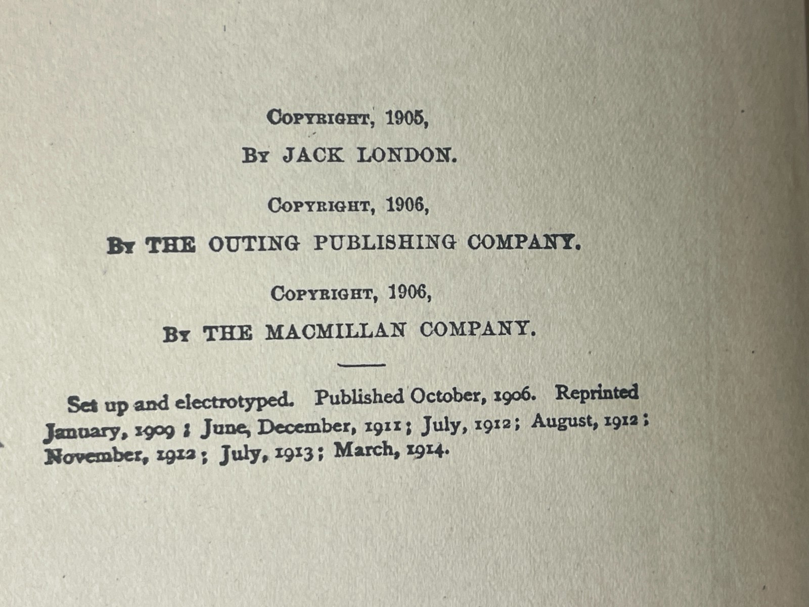 White Fang The Works Of Jack London The Review Of Reviews Co. New York Mar 1914