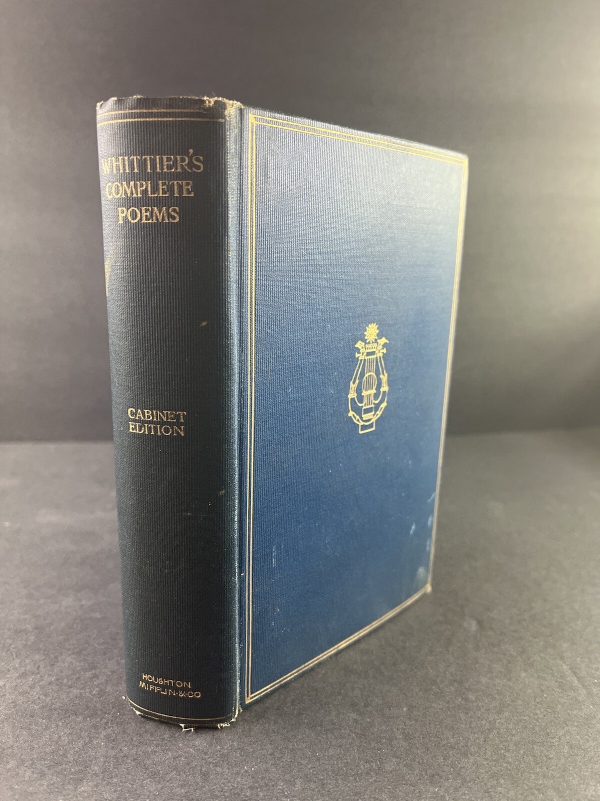 The Complete Poetical Works of John Greenleaf Whittier, 1899 Cabinet Edition HC