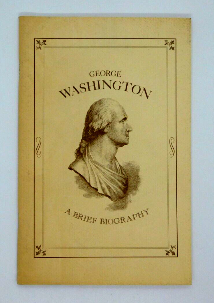 Booklet George Washington Brief Biography William MacDonald Mount Vernon Ladies