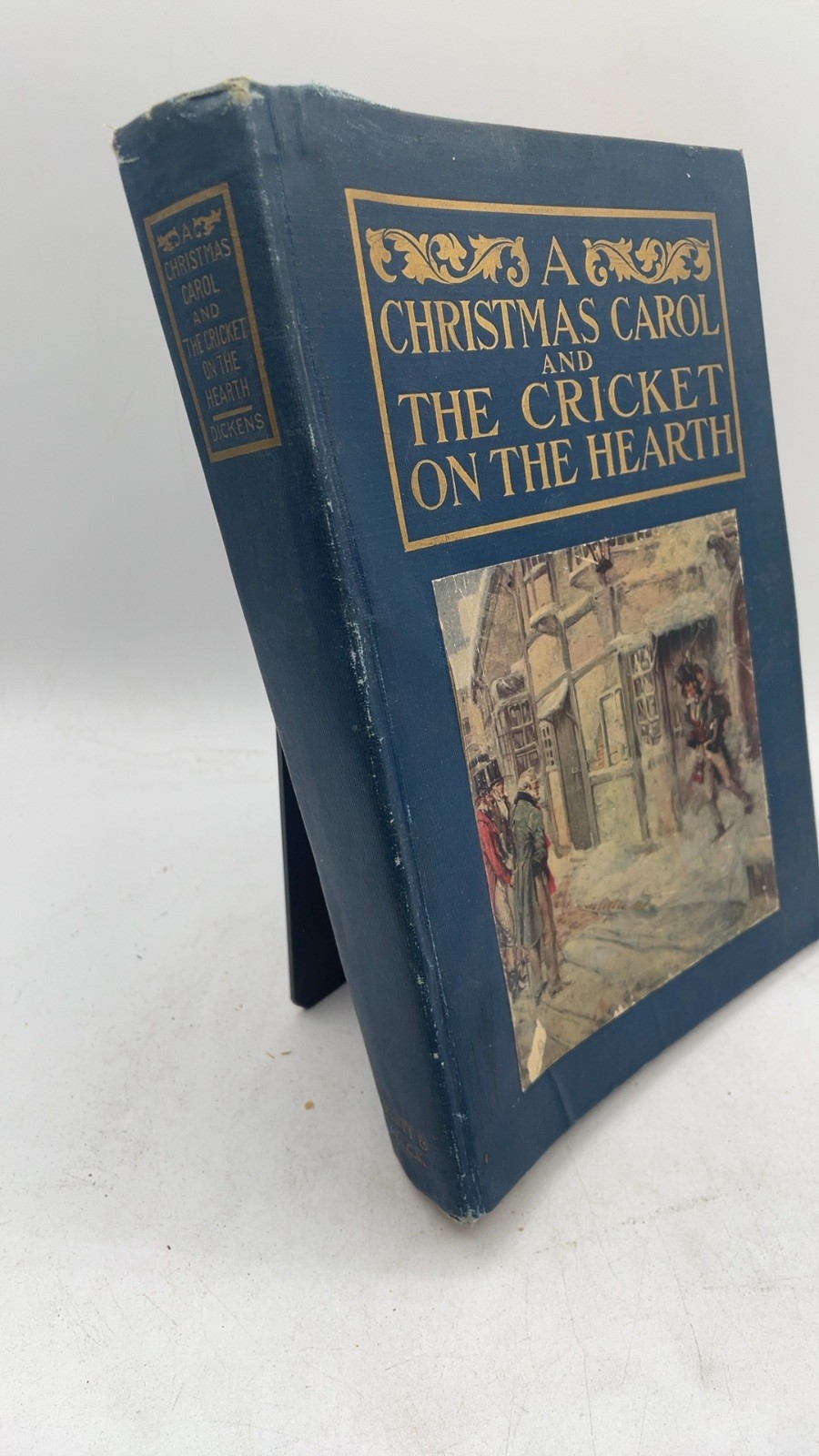 A Christmas Carol and The Cricket on the Hearth Charles Dickens Hardcover 1905