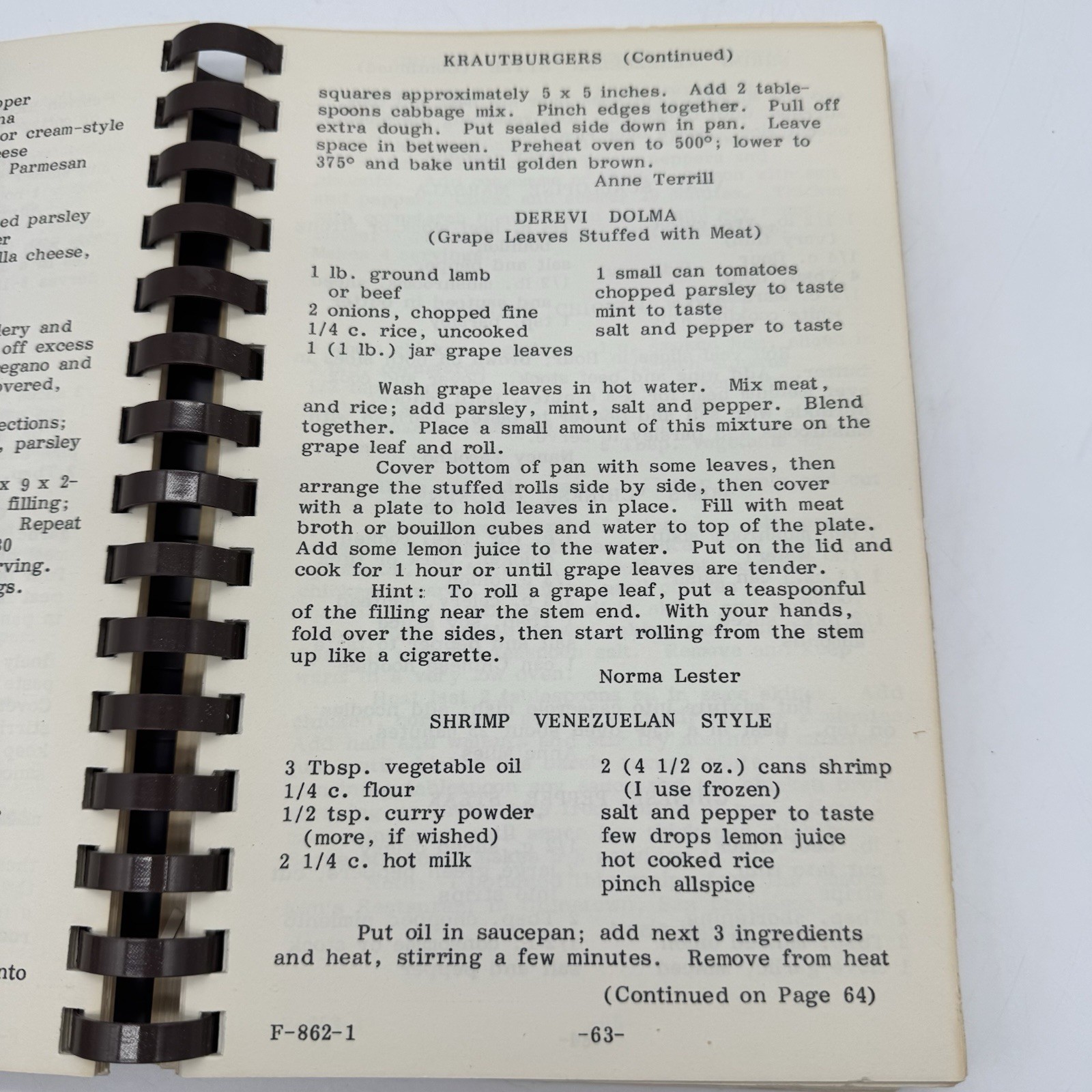 Break Bread Together Cookbook 1980 First Christian Church Scottsdale AZ Recipes