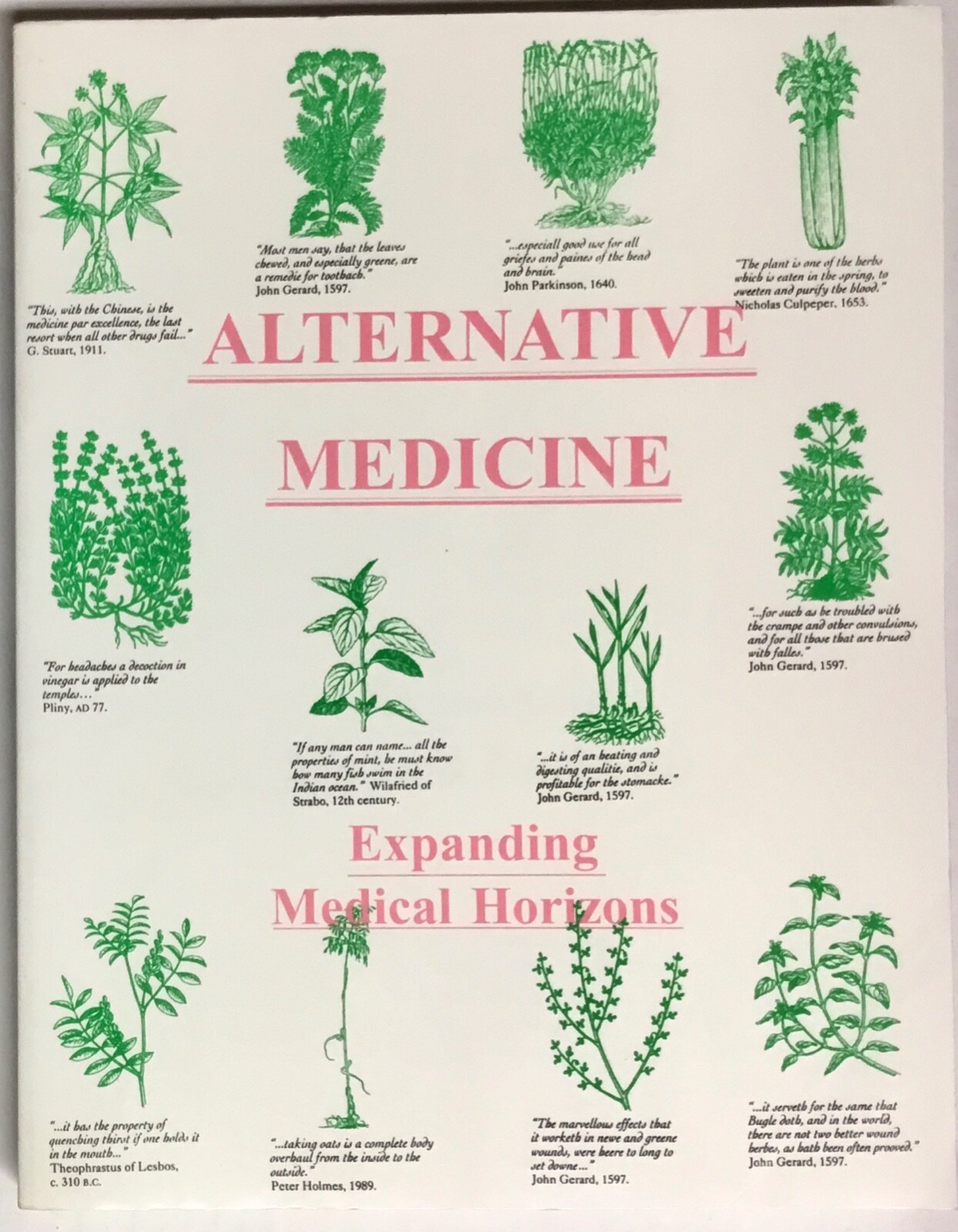 Alternative Medicine Expanding Medical Horizons 1994 Softcover Good condition