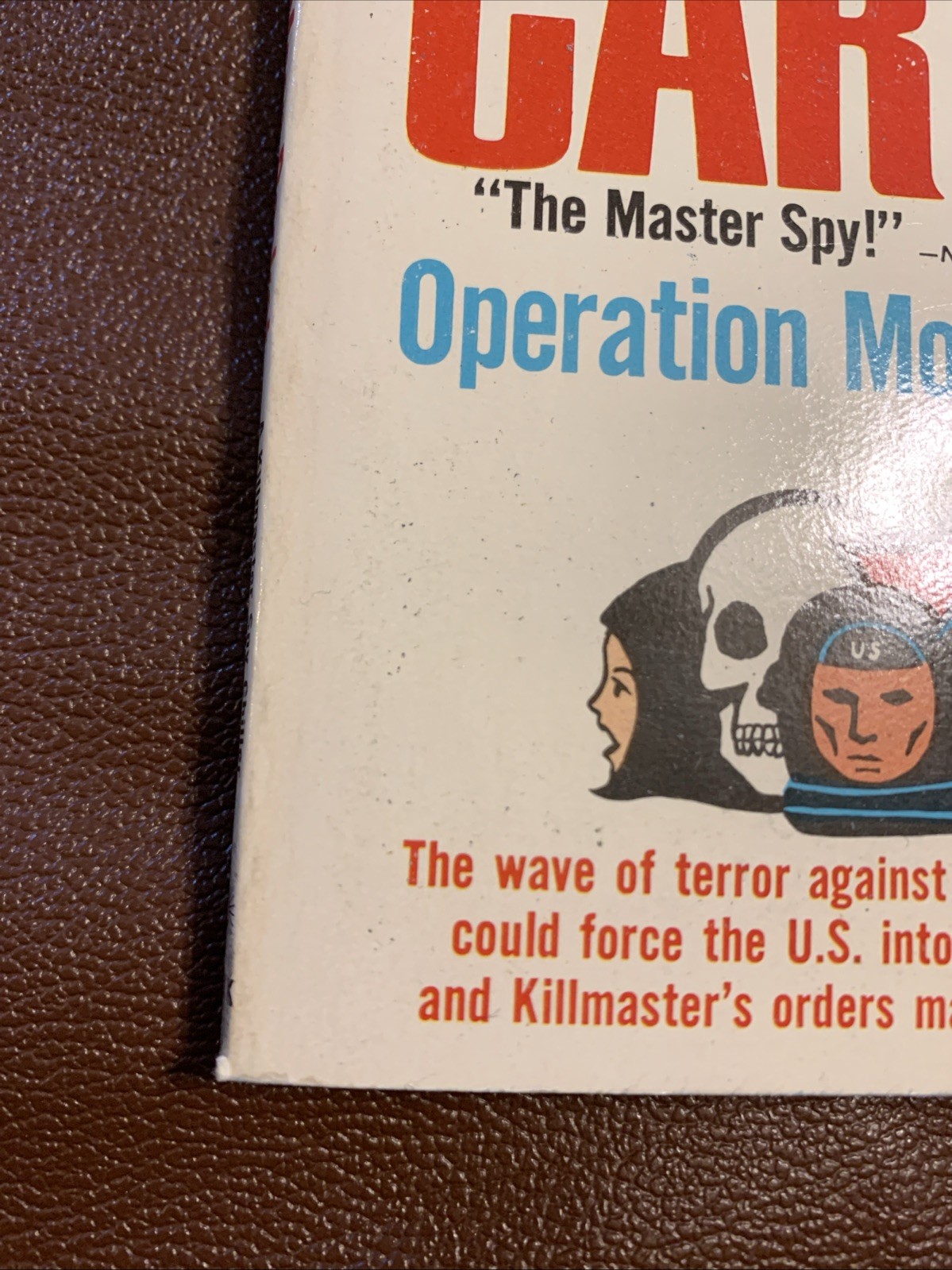 Nick Carter Killmaster OPERATION MOON ROCKET 1968 1st Printing PB Vintage Spy