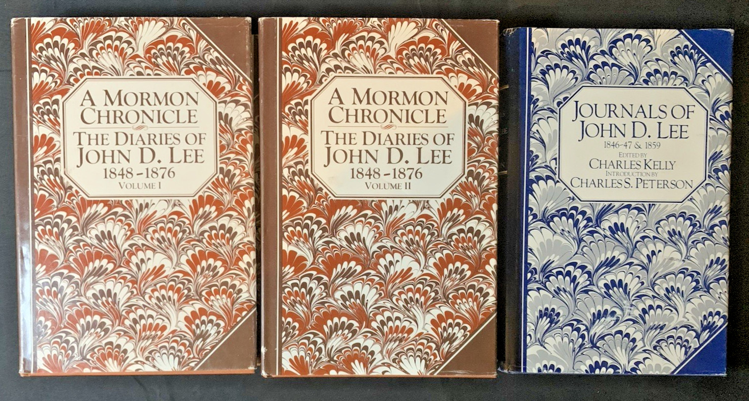 John D Lee Mormon Chronicles Diaries Vol 1 2 Journals University of Utah VHS
