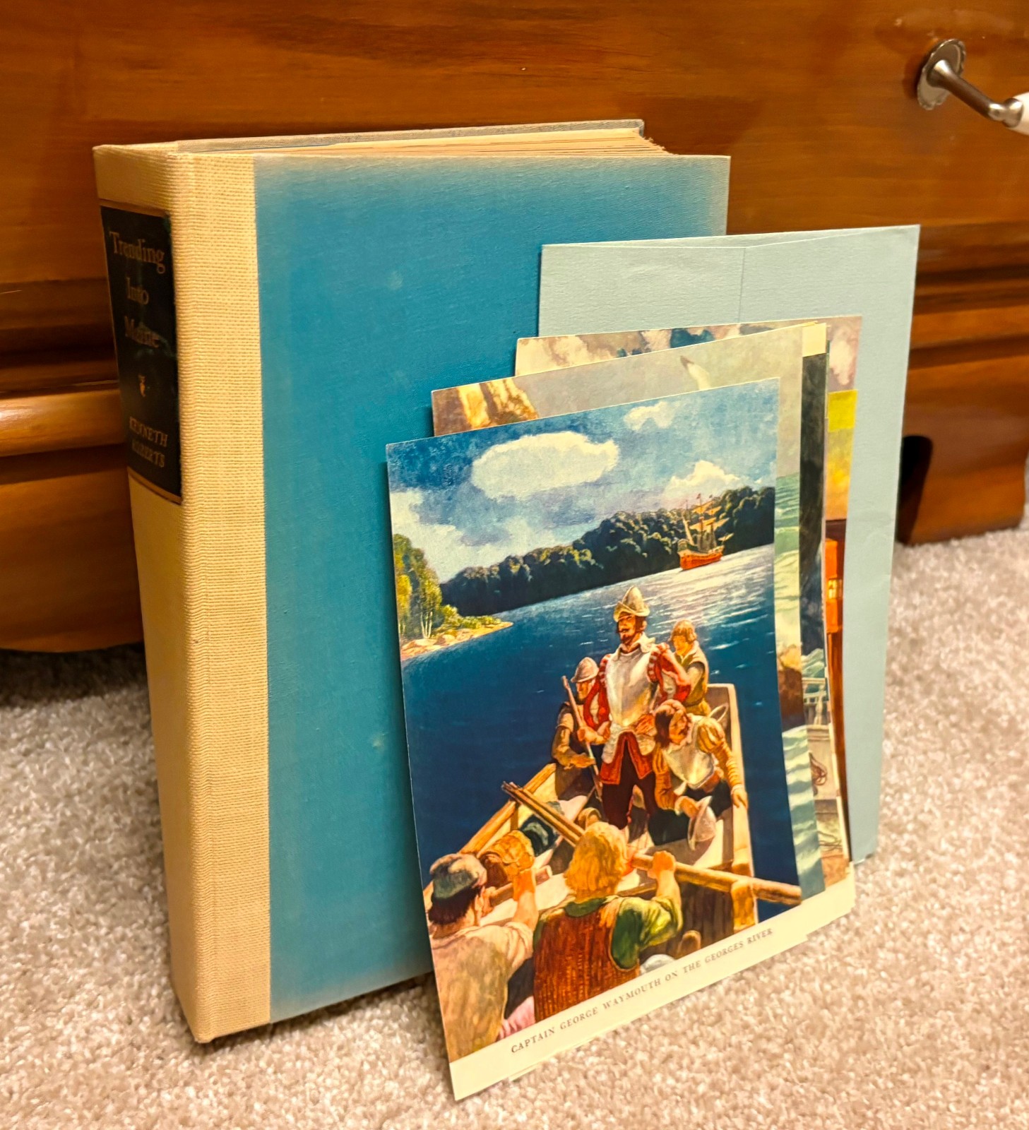 Trending into Maine 1938 Signed by Kenneth Roberts & N.C. Wyeth #134 of 1075